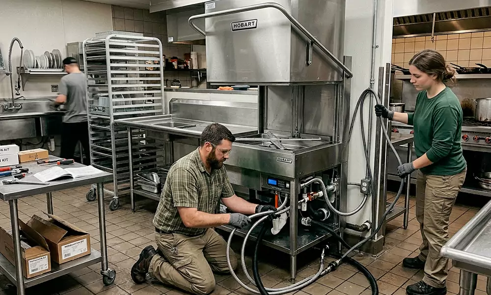 Commercial Dishwasher Installation in Chelmsford, MA