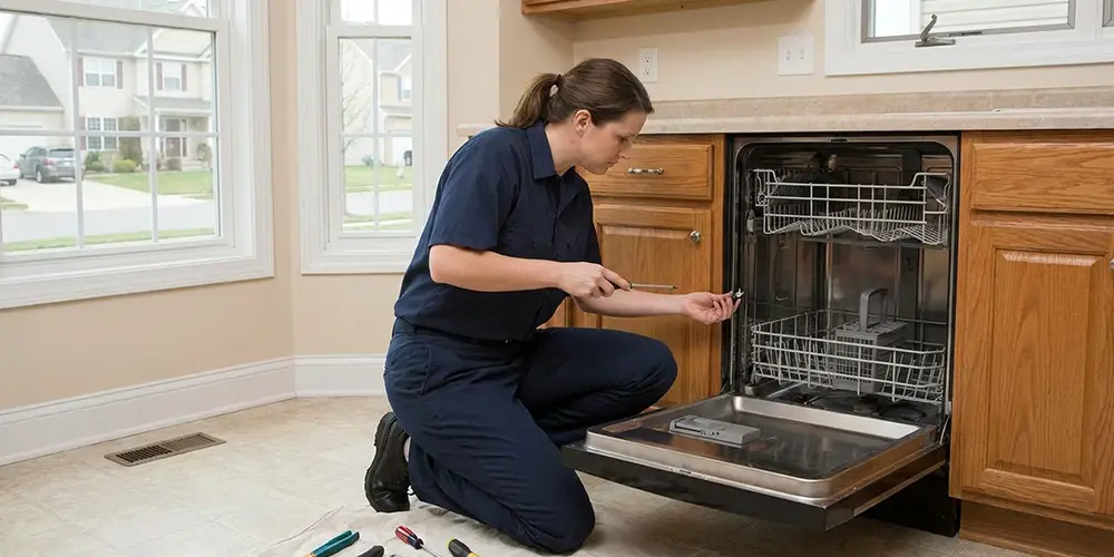 Dishwasher Latch Replacement in Chelmsford, MA