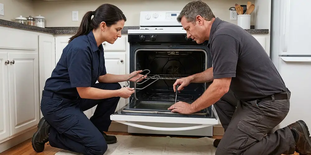 Oven Heating Element Replacement in Chelmsford, MA