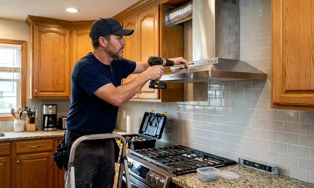 Range Hood Installation in Chelmsford, MA