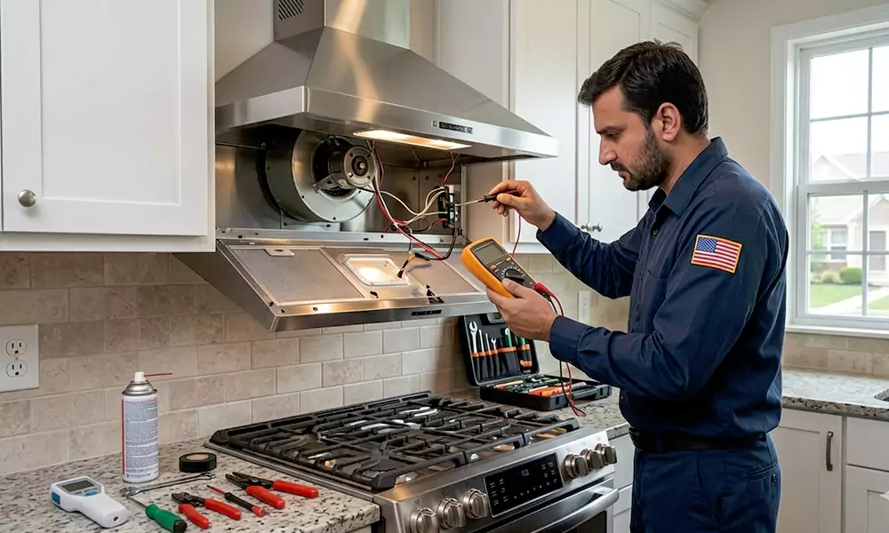 Range Hood Repair in Chelmsford, MA