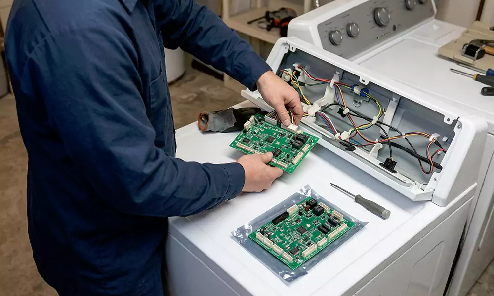 Washer Control Board Replacement in Chelmsford, MA