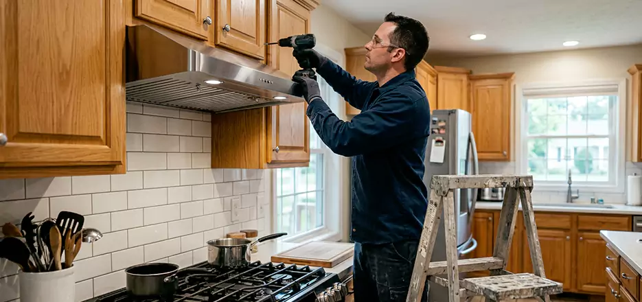 Wood Range Hood Installation Chelmsford